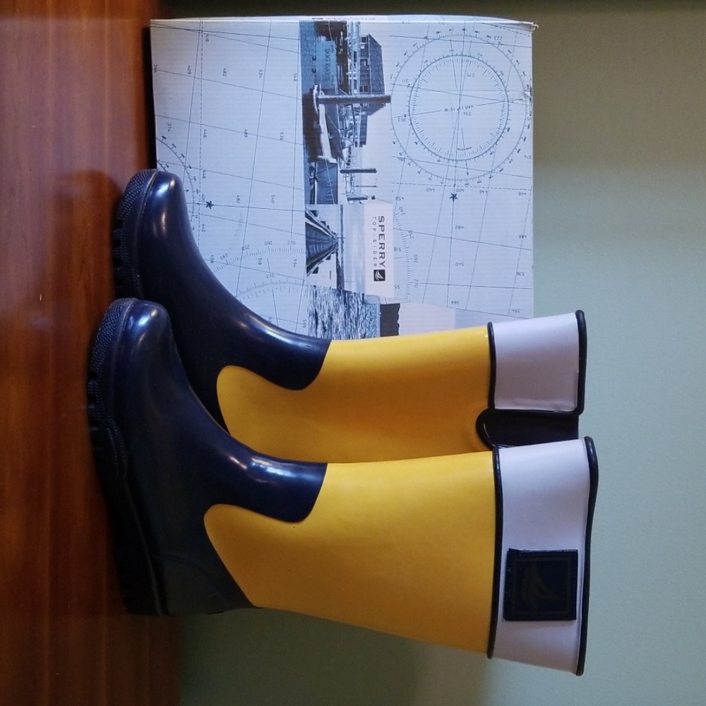 Sperry Top-Sider pelican rain boots